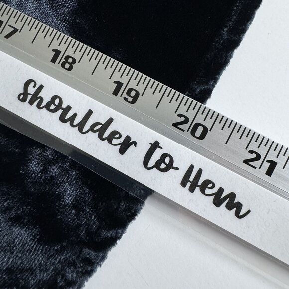 CP Shades Velvet Top Womens Small Navy Blue Button Front Blouse San Francisco - Picture 10 of 11